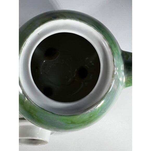 Luster Japan Fine China Tea Pot National Silver Vintage Glassware Japanese R8361 - Picture 12 of 16